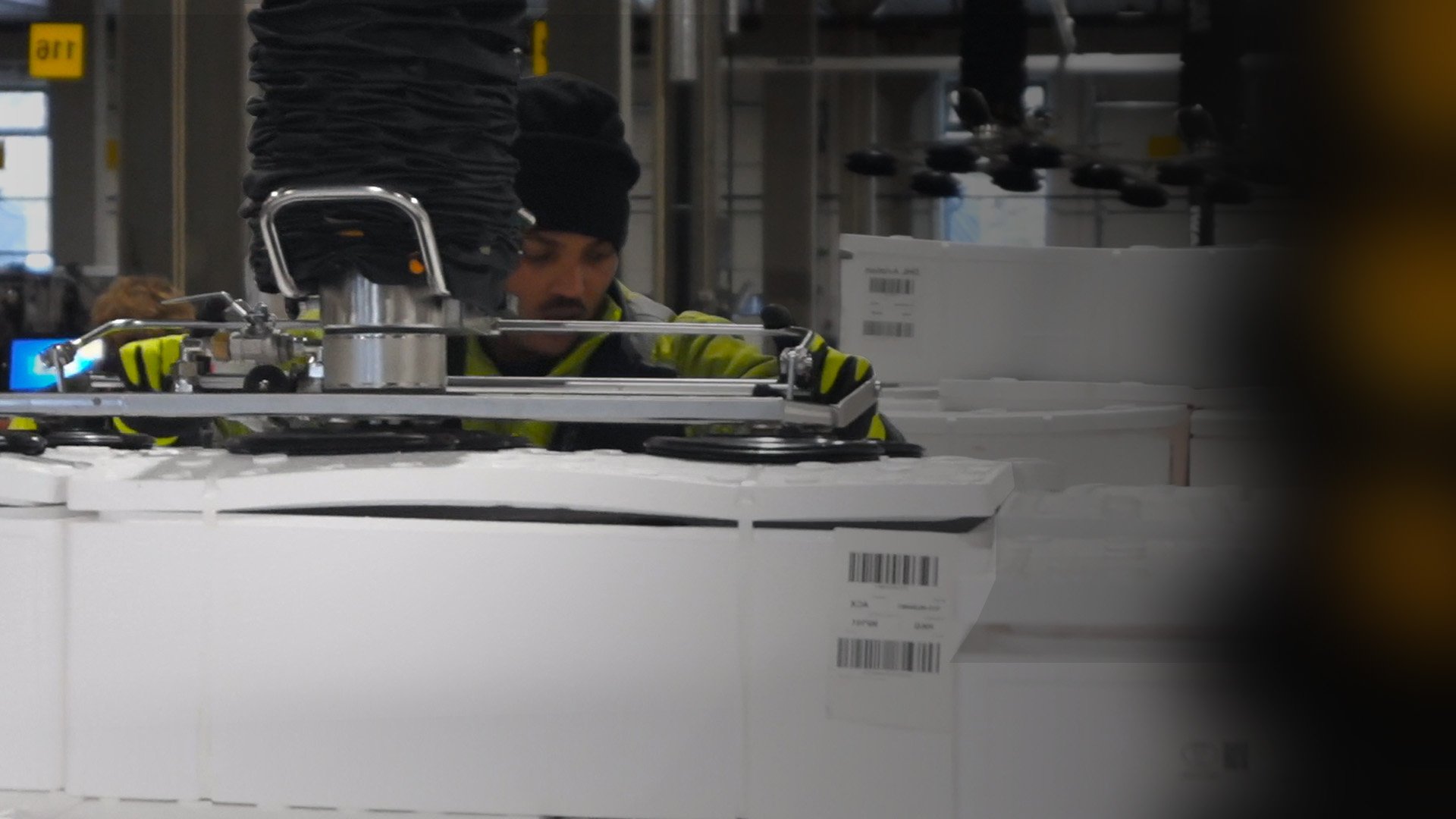 Smart løfting av esker