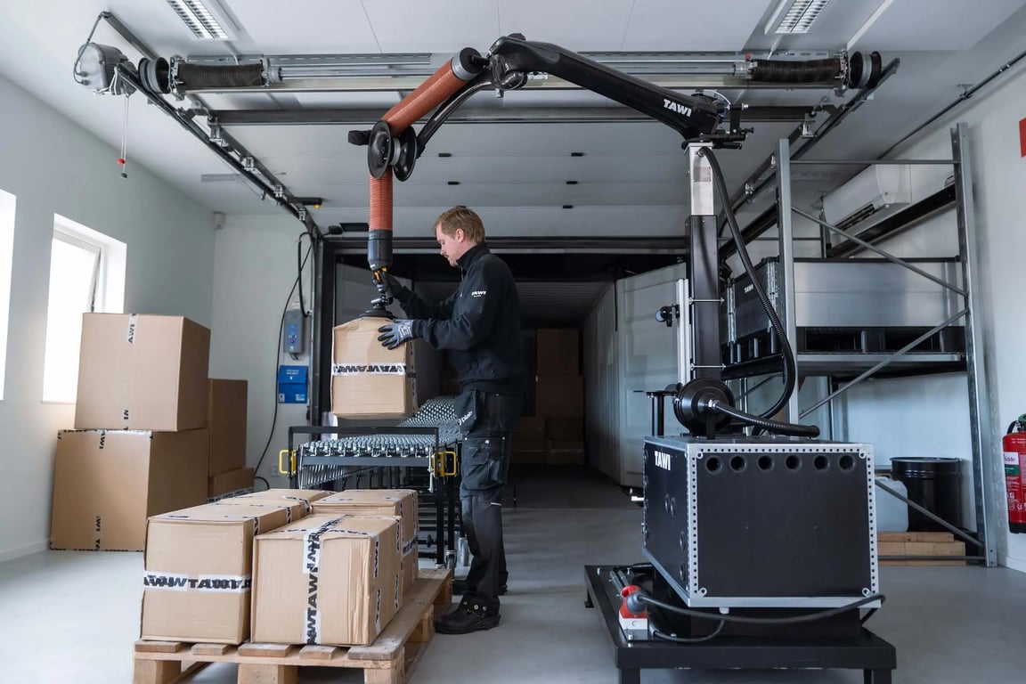 TAWI lifting system easily integrated to existing workflows