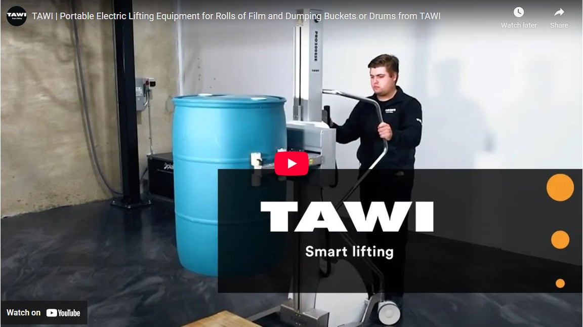 Lift, move and tilt with a TAWI Classic Trolley