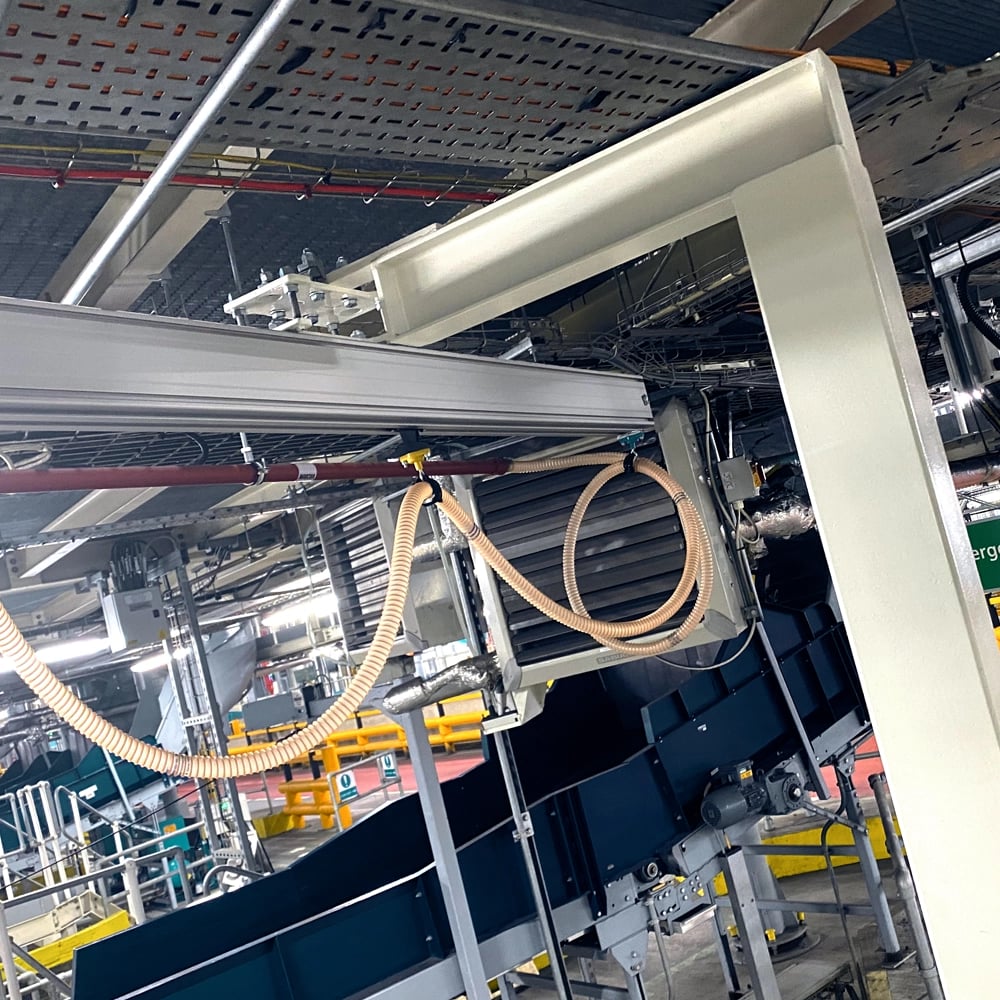 Pont roulant avec profilés en acier et aluminium TAWI