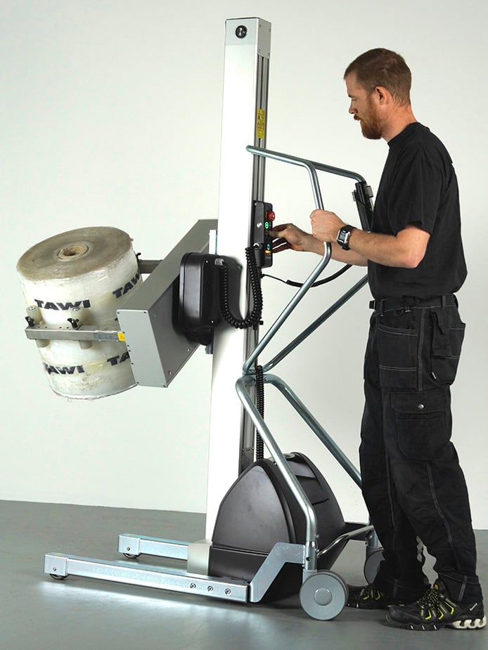 Girar bobinas com carrinho eletrico tawi