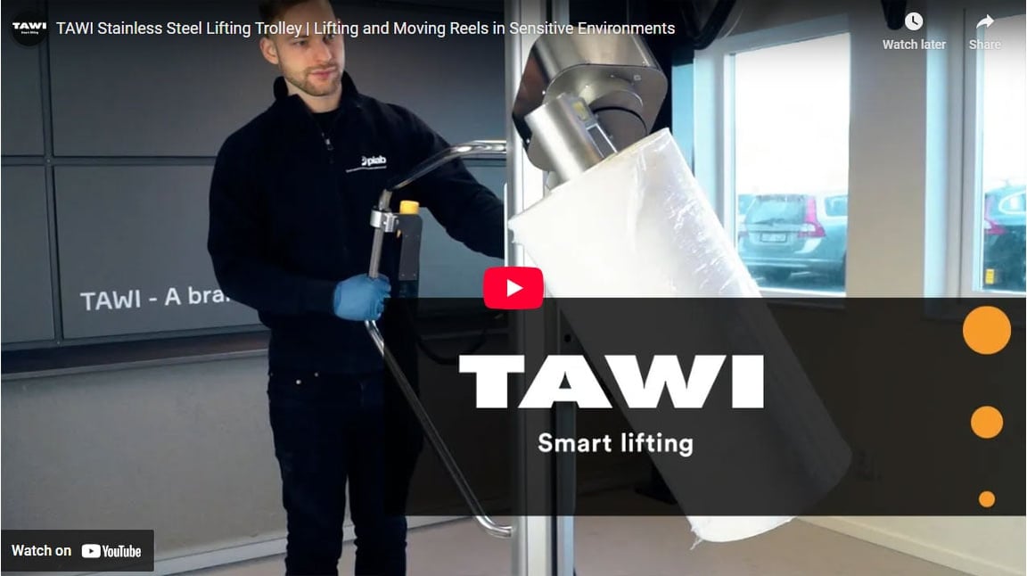 TAWI Stainless Steel Lifting Trolley
