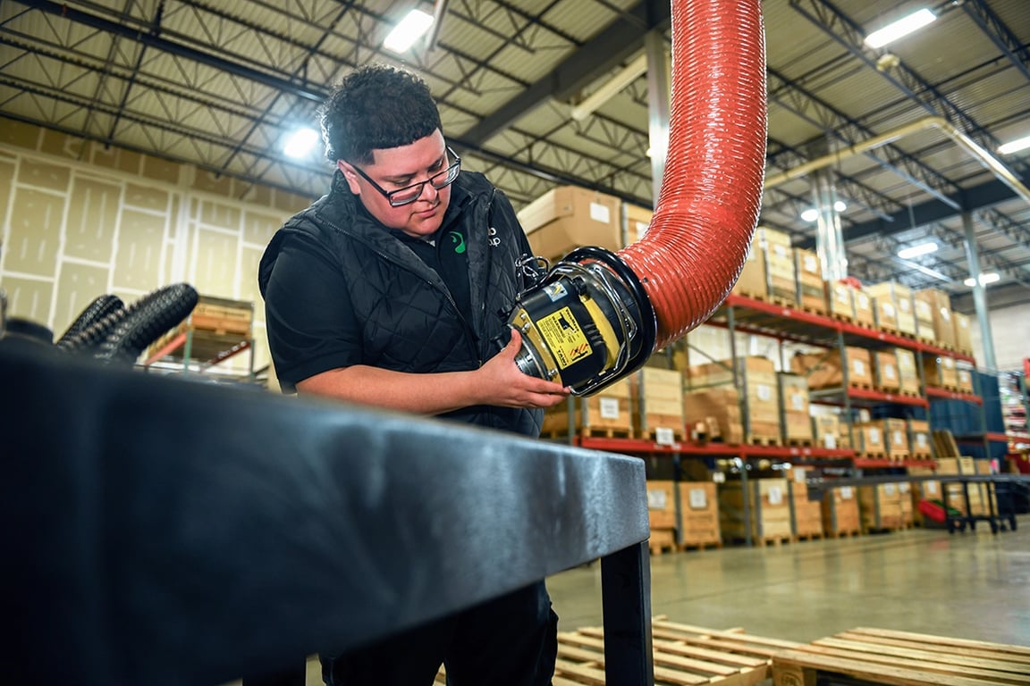 TAWI Technician performing maintenance
