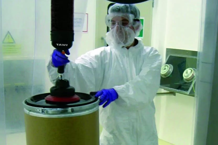 Chemical handling with TAWI