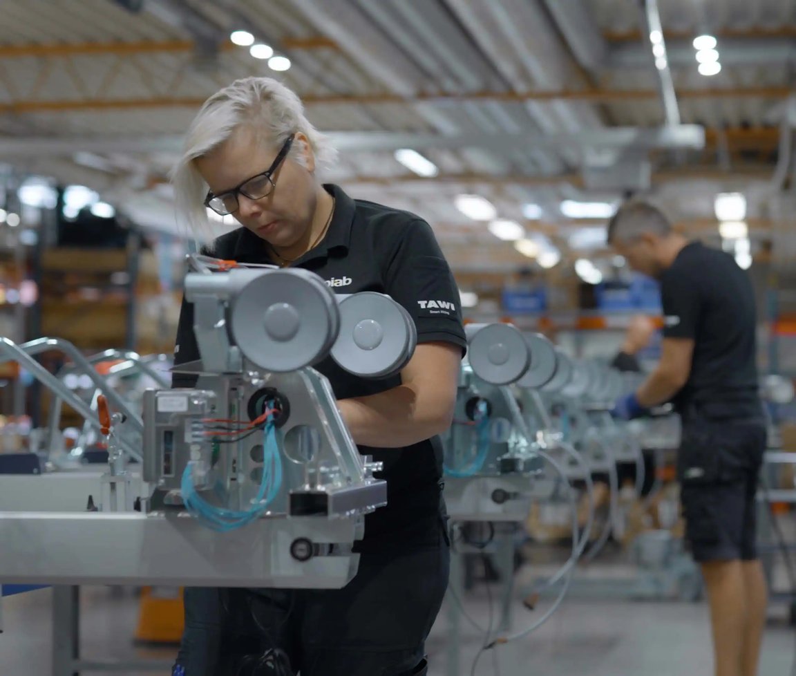 TAWI Tech assembling a TAWI product
