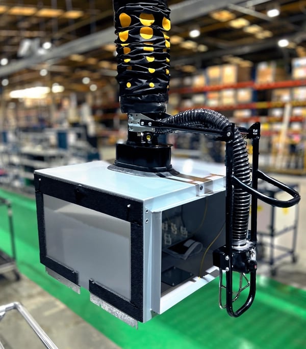 Appliances are large and heavy, so it takes multiple people to lift one manually and exposes them to injuries.