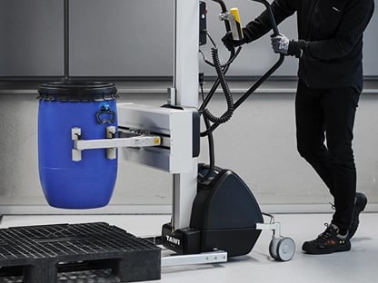 TAWI Lifting Trolleys handling drum