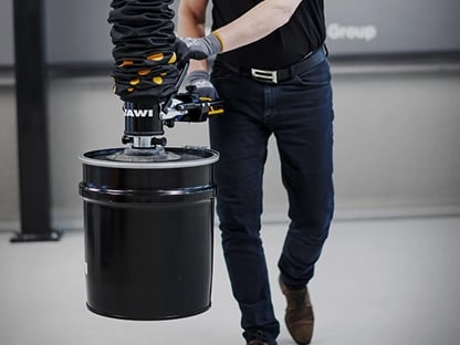 TAWI Multi-Functional Lifter handling drums