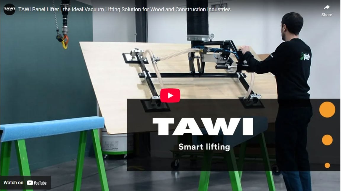 TAWI Wood Vacuum Lifting