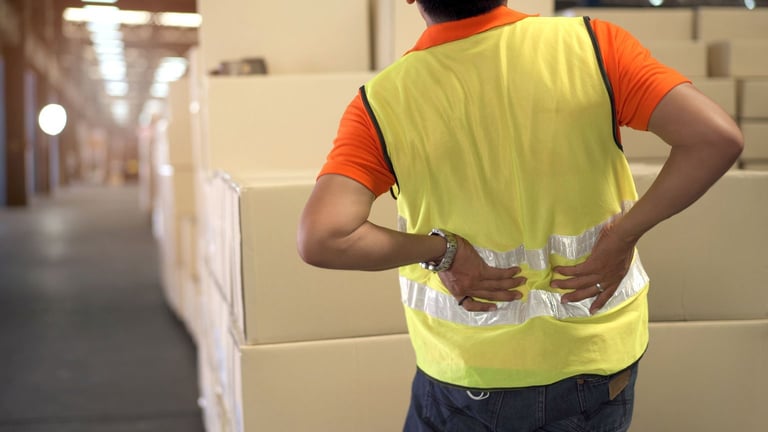 maximum weight limits to lift at work, injury prevention