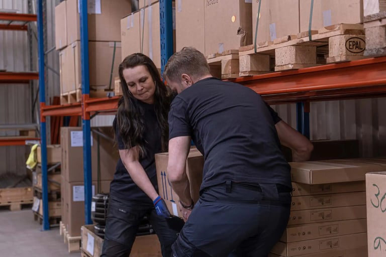 prevenir lesões relacionadas ao trabalho durante o manuseio manual de mercadorias TAWI
