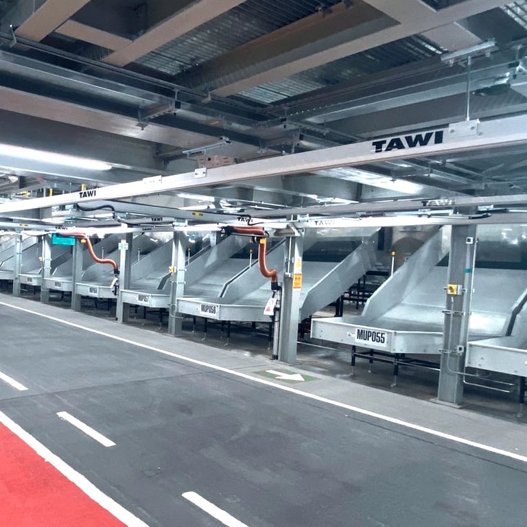 Overhead cranes for safe suspension