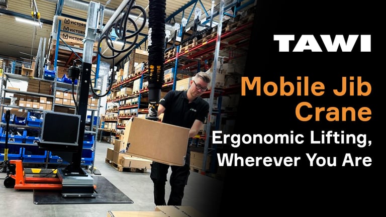 Mobile Jib Crane Lifter – Stay agile and quick to adapt to operational changes