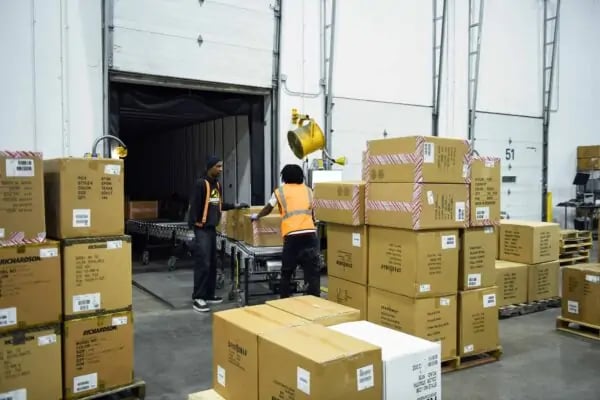 S&S Warehouse dock loading