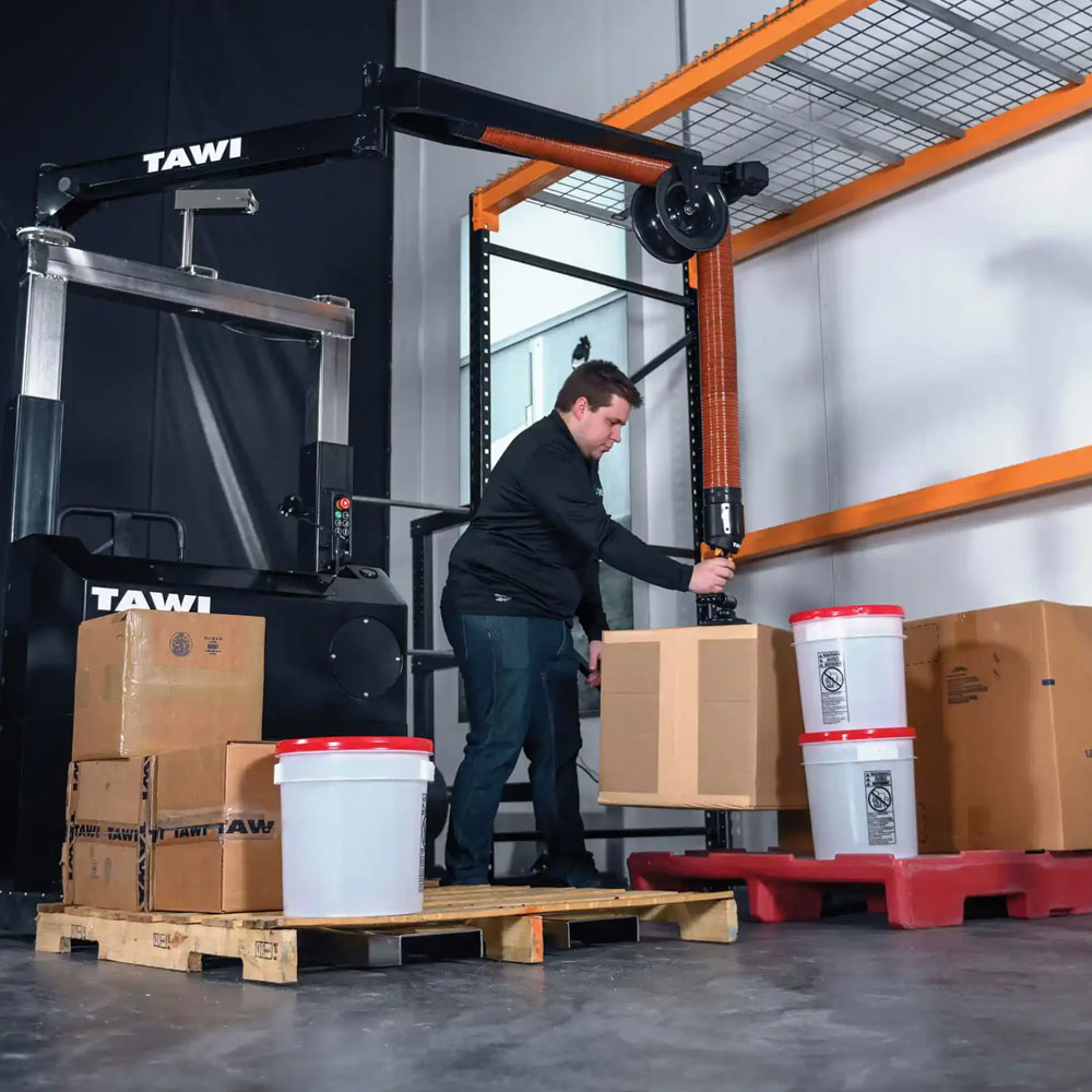 TAWI Order Picker: Mobile Vacuum Lifter for Fast, Safe Picking