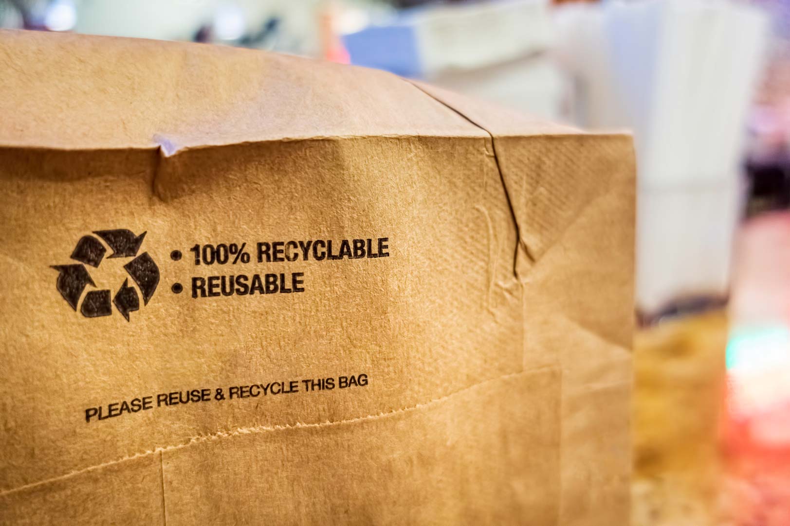 Kuva kierrätettävästä pakkausmateriaalista