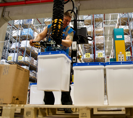 LOGOSYS takes the burden off the worker in their facilities.