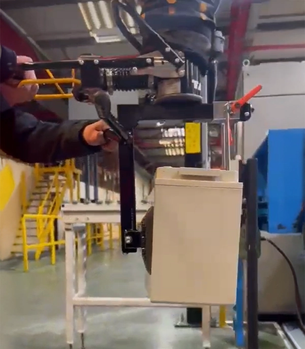 TAWI battery lifting and handling