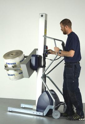 lifting and rotating roll with lifting trolley